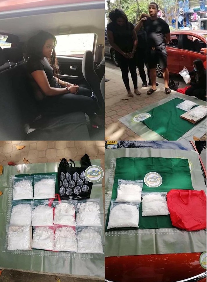 The drug pushers arrested in Philippine