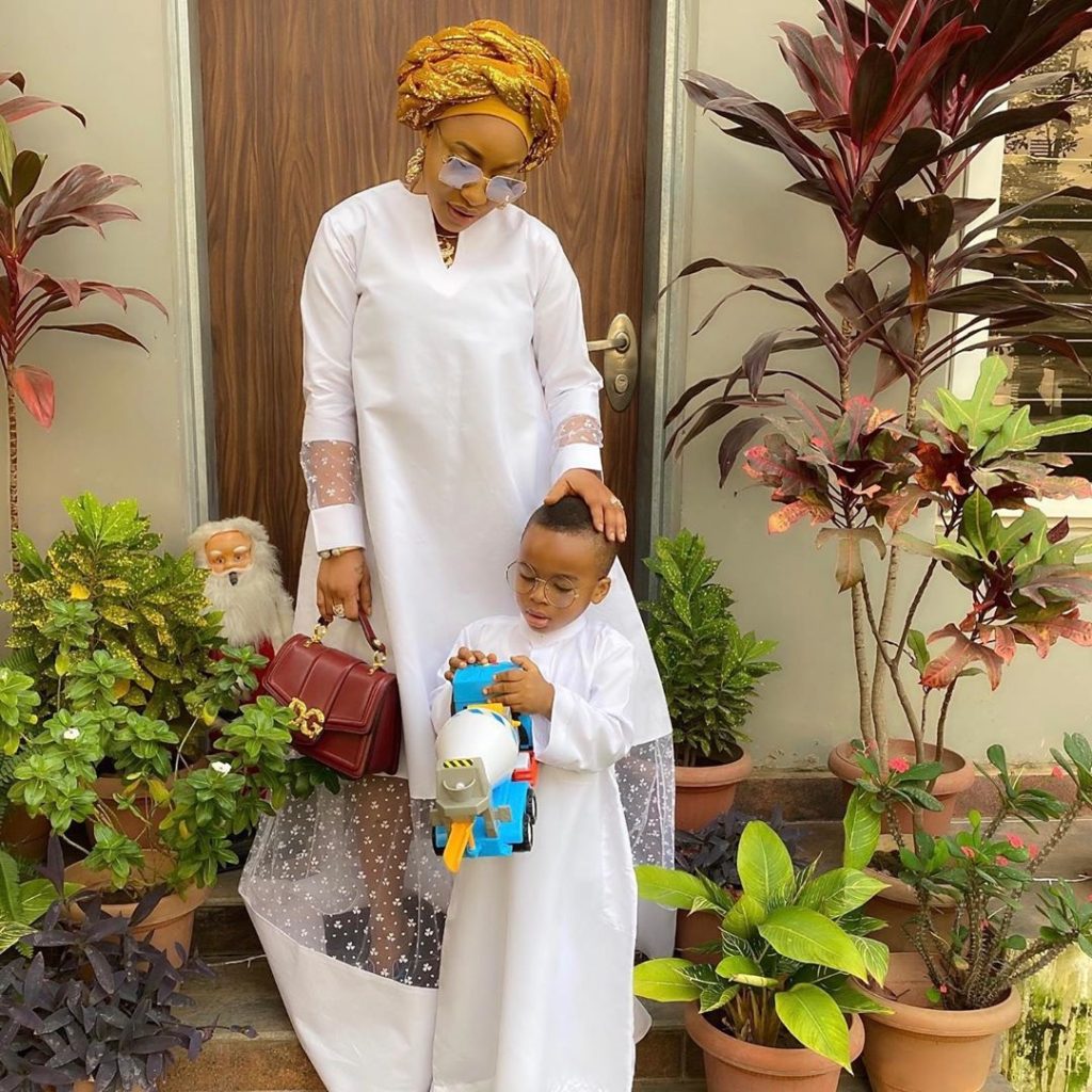 Tonto Dikeh and son, King