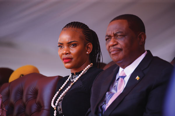 Zimbabwe's Vice President Constantino Chiwenga and wife, Mary Mubaiwa 