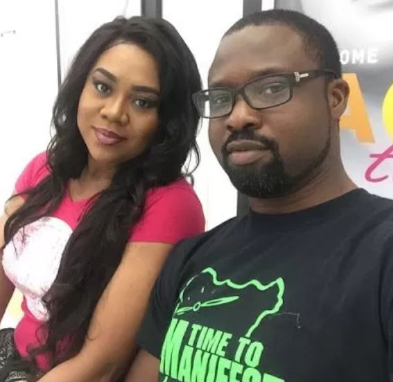 Stella Damasus and husband, Daniel Ademinokan