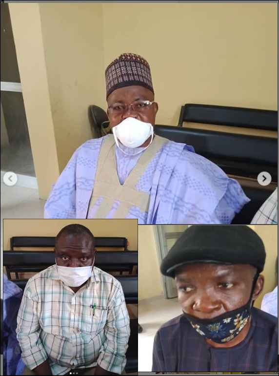 The corrupt officials arraigned by the EFCC