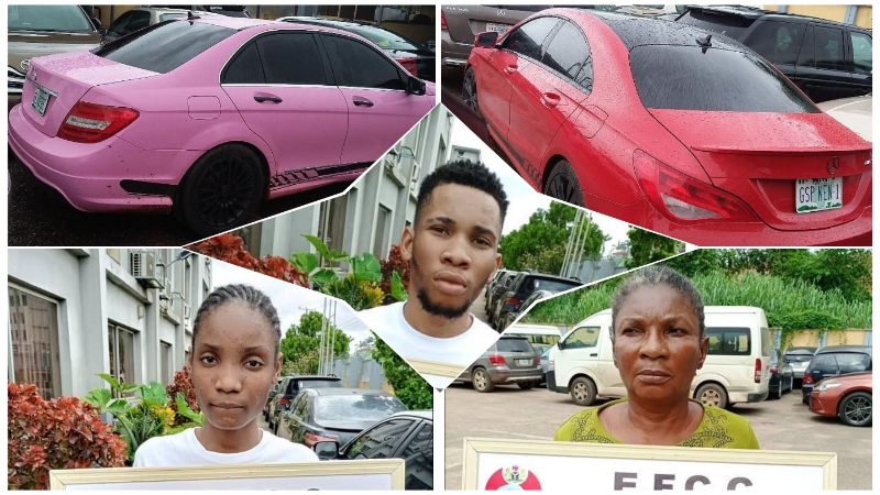 Ken, his girlfriend and mother arrested by the EFCC for fraud