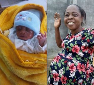 The woman gave birth after 8 years of pregnancy