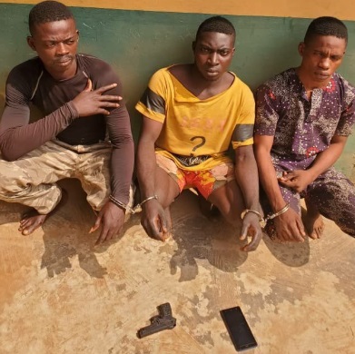 The cultists were arrested for sexually abusing a woman in Ogun