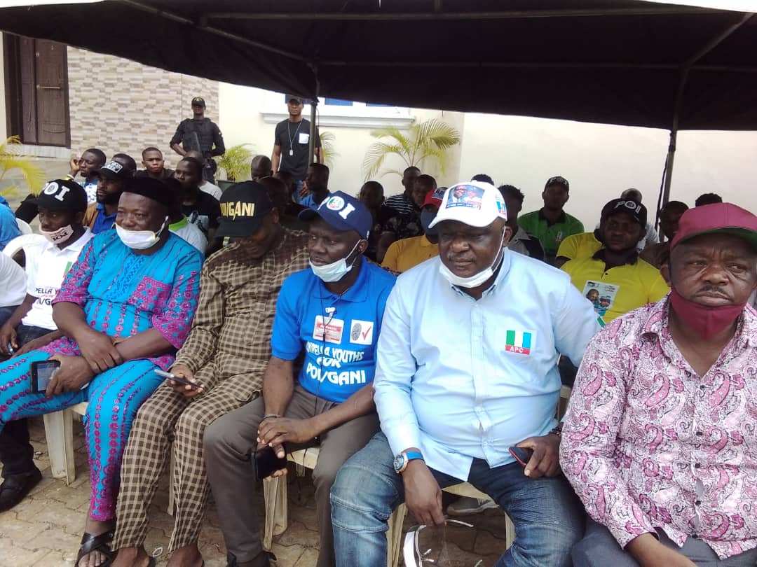 Prince Kassim Afegbua campaigning for APC