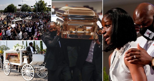 Brooke Williams attacked President Trump during burial of George Floyd