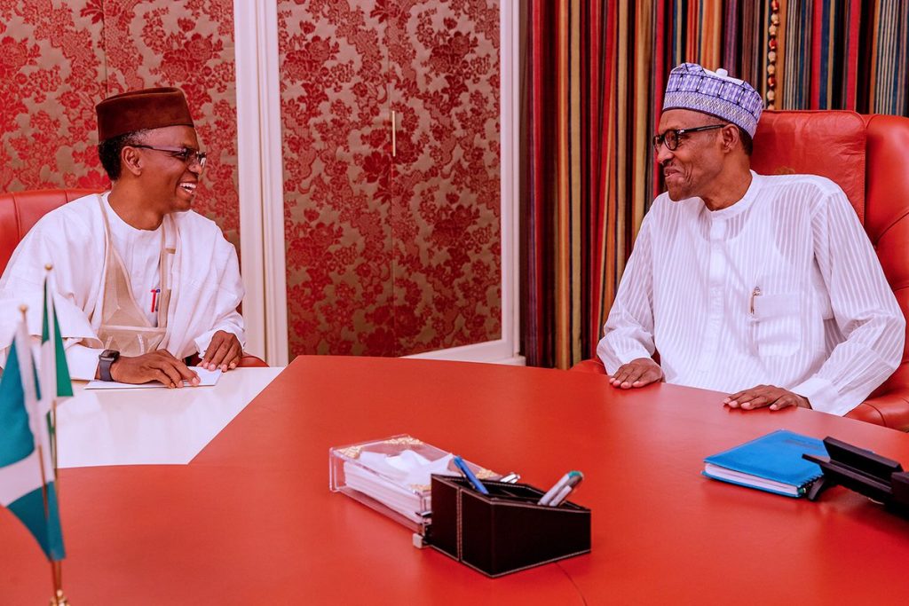 Nasir El-Rufai and President Muhammadu Buhari