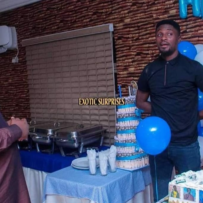 Beautiful Photos From Nigerian Actor Adeniyi Johnson S Surprise Birthday Party In Lagos