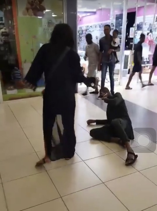 The woman slapped the man for proposing to her