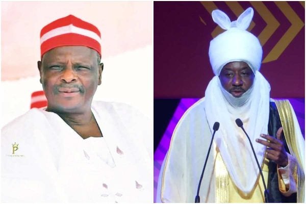 Rabiu Kwankwaso and Emir Muhammad Sanusi