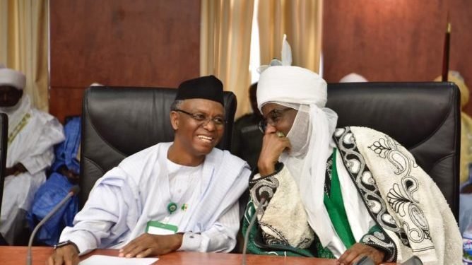 Governor Nasir El-Rufai and deposed Emir Sanusi