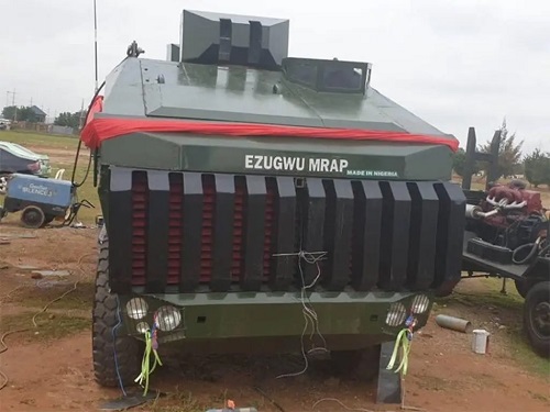 Ezegwu mine-resistant vehicle produced in Nigeria