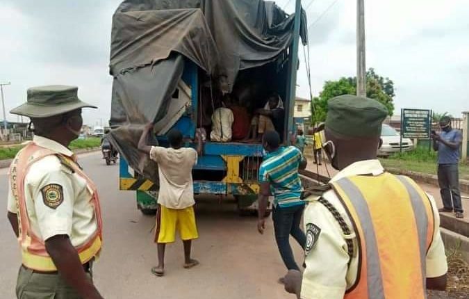 Northern youths found hiding inside trailer in Ogun