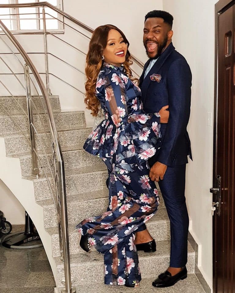 Ebuka and wife, Cynthia