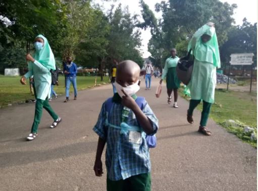 The students chased home in Abuja