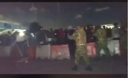 Soldiers shoot protesters