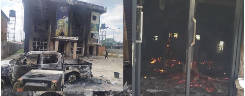 Akeredolu's campaign office set ablaze