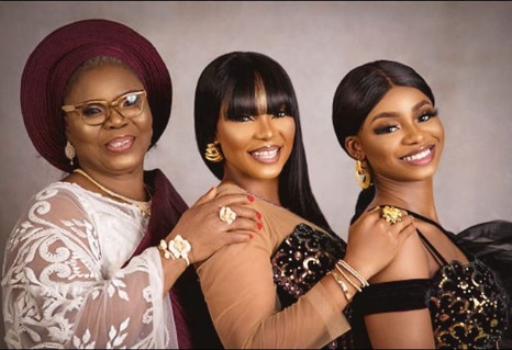 Iyabo Ojo shares three generation family photo