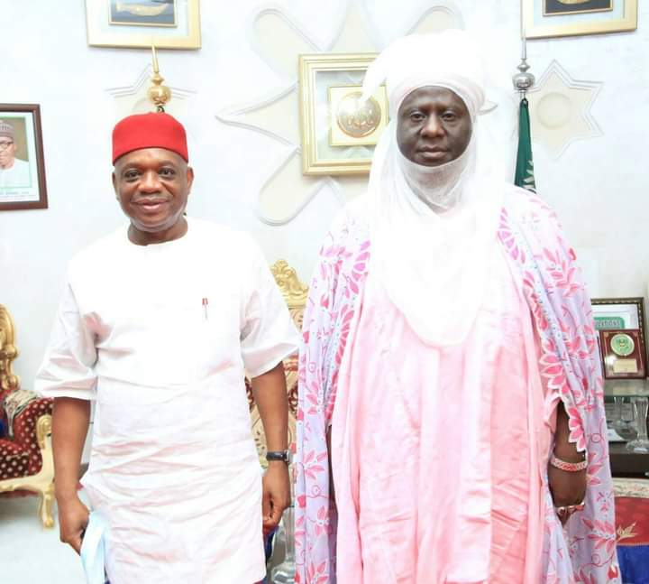 Orji Kalu meets with Emir of Minna 