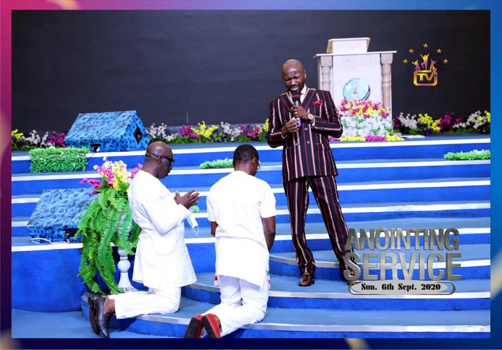 Apostle Suleman prays for Governor Godwin Obaseki