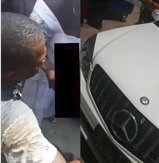 The man reportedly ran mad after alighting from his expensive car in Anambra