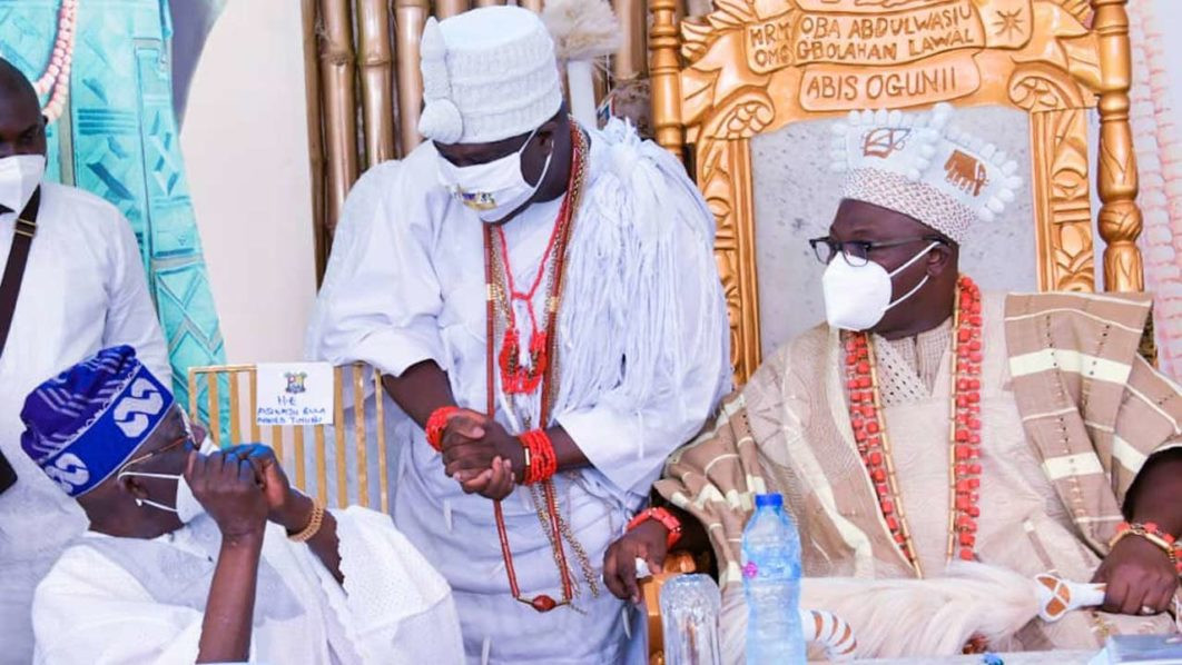 Ooni of Ife, Oba Adeyeye Ogunwusi and Bola Tinubu