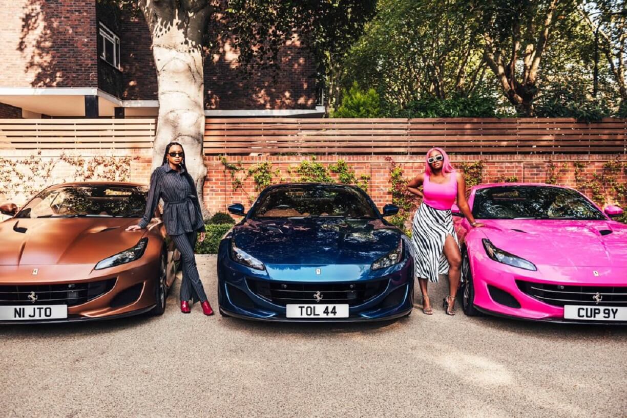 The ferraris Otedola bought for his daughters