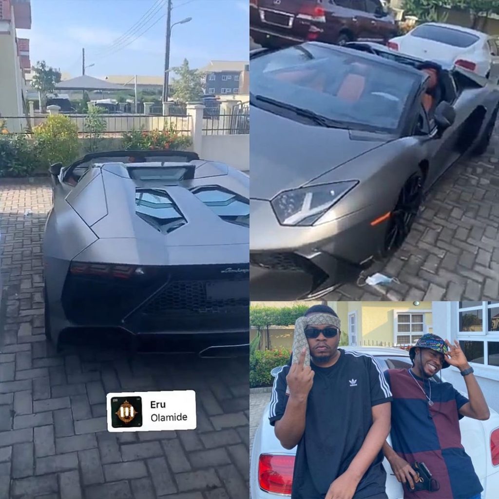 Olamide buys expensive Lamborghini Aventador