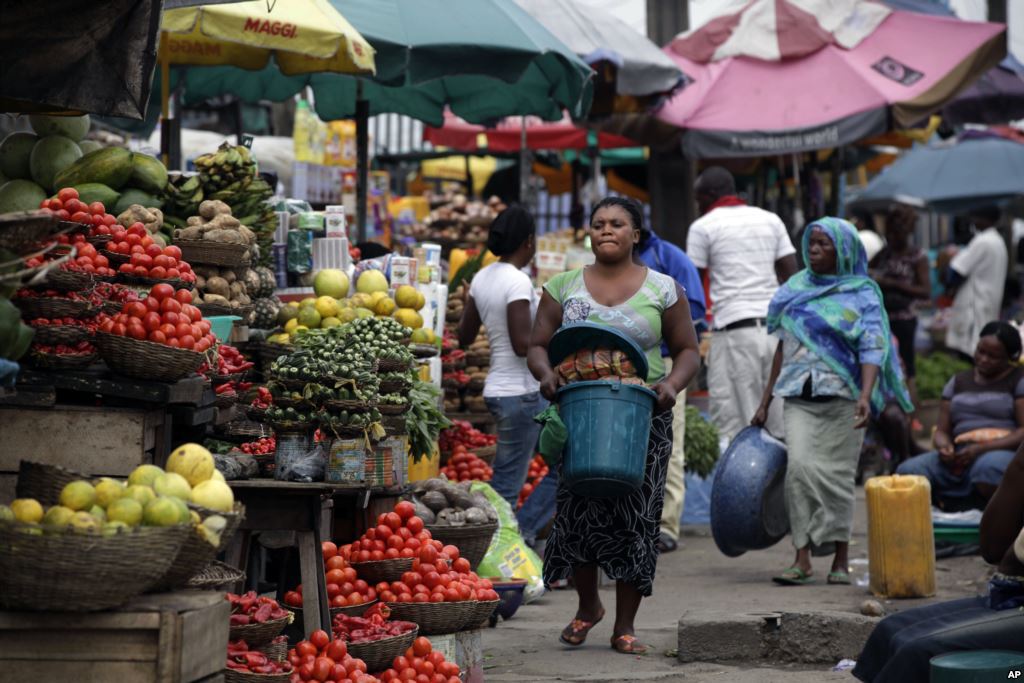 A market in Nigeria