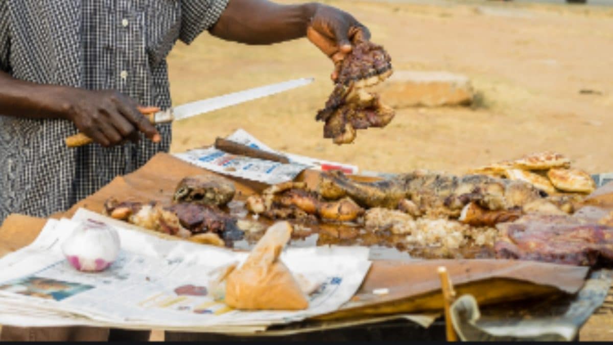 Suya seller