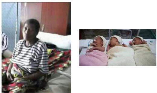 Mrs. Tegbe gave birth at the age of 55