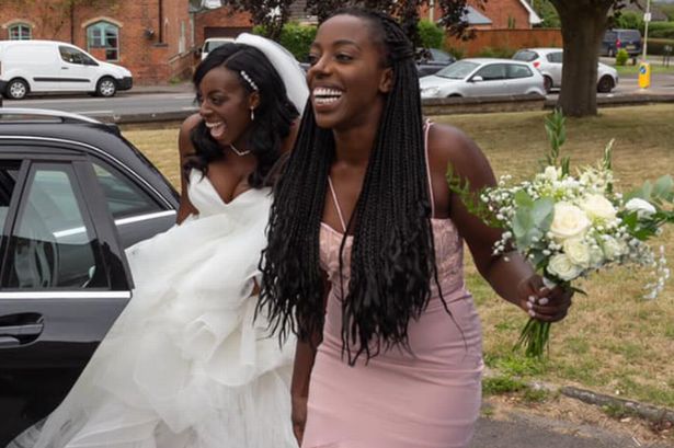 Bride Beg For Ride On Her Wedding Day As Car Breaks Down On Their Way To Church