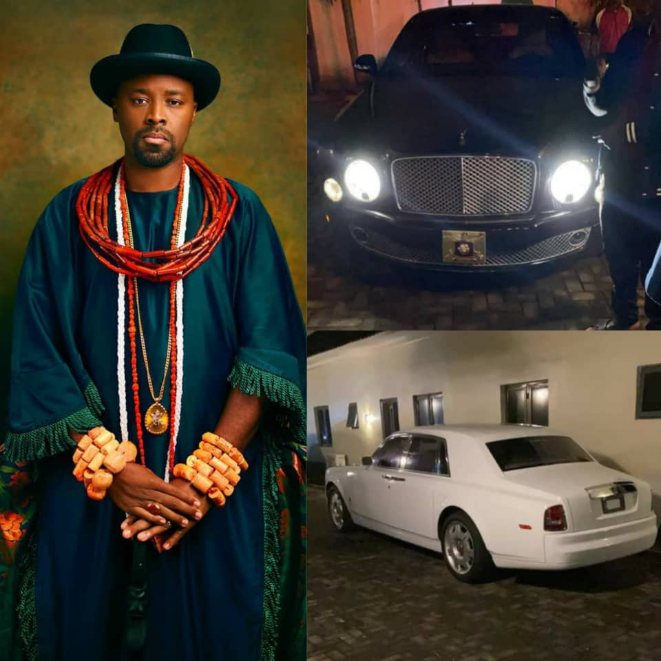 Olu of Warri-designate, Omoba Tsola Emiko and his two new cars