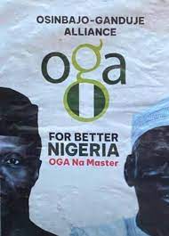 Osinbajio and Ganduje campaign posters