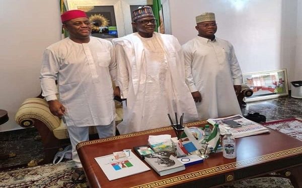 FFK posing with APC governors