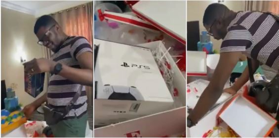 Mazi Ibe got the gift from his wife, Ada