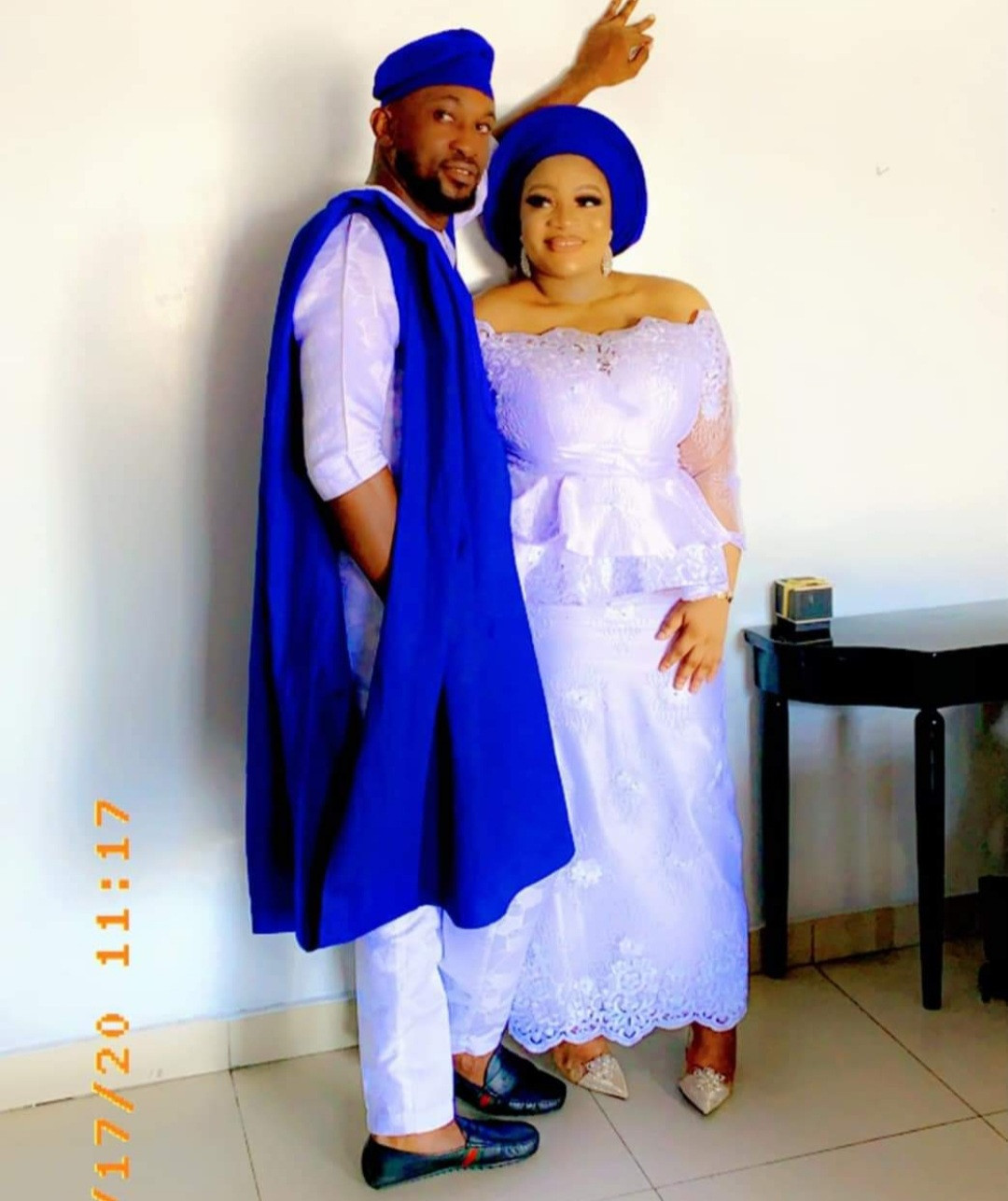 Onyinye Onome and her husband