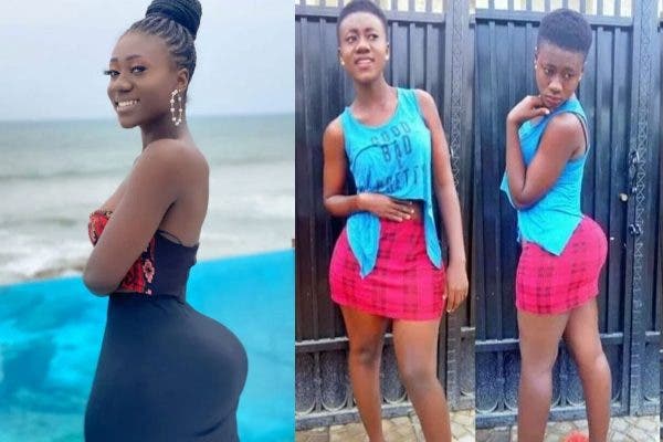 Ghanaian socialite, Bintu shared old photo to show her bumbum is natural