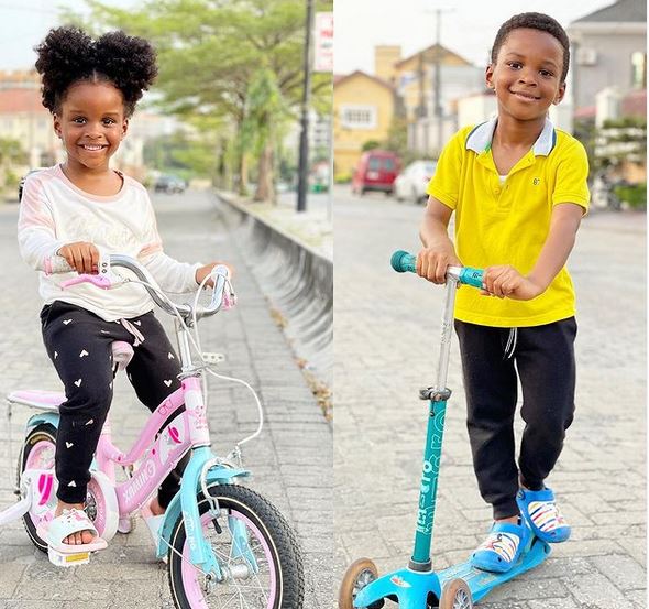 Paul Okoye Celebrates His Twins As They Turn 4