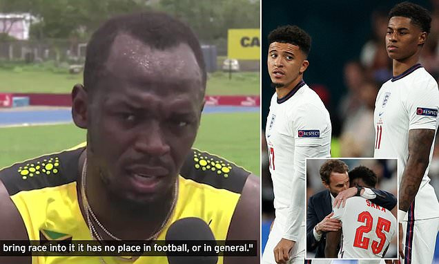 Bolt talks about abuse directed at Black England players