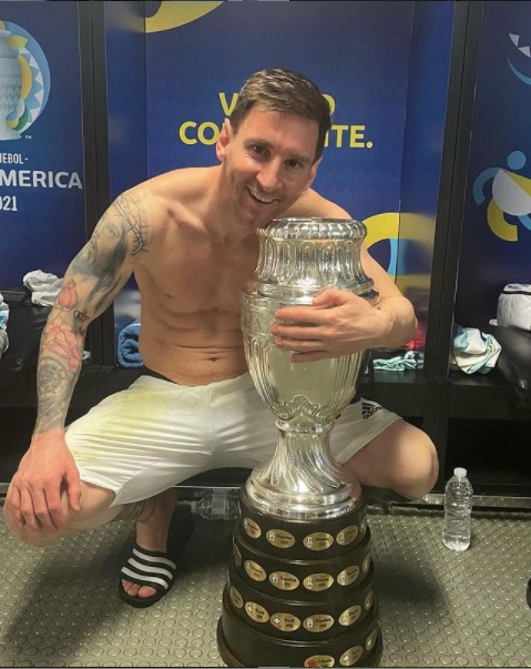 Messi's photo that made history on Instagram