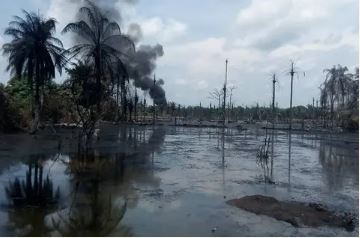 Shell facility on fire in Imo state