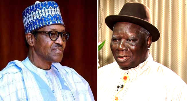 Muhammadu Buhari and Edwin Clark