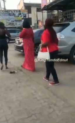 Sidechic disgraced in public