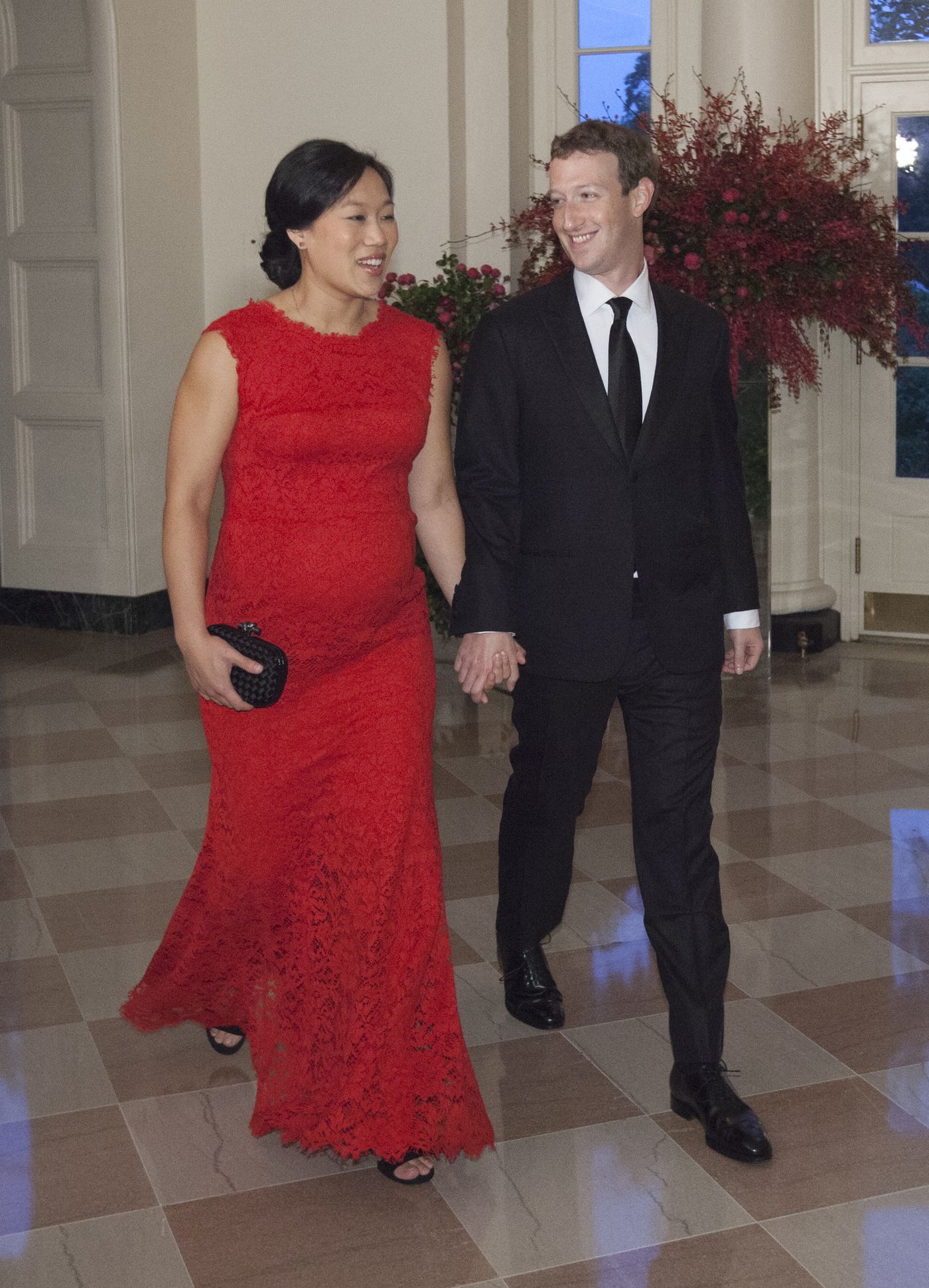 Mark Zuckerberg and wife