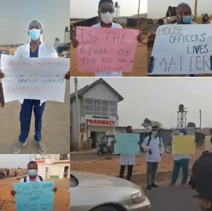 Doctors protest