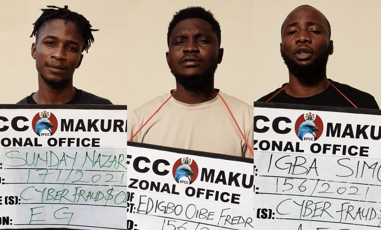 Yahoo boys arrested in Makurdi