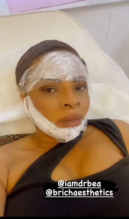 Laura undergoes facial surgery