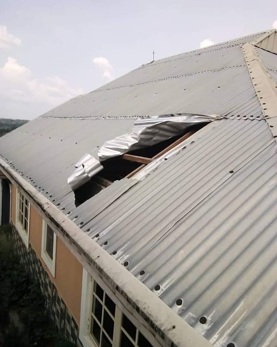 The roof of the building the kidnappers used to gain access