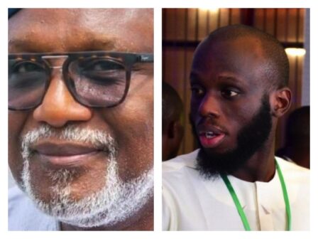 Akeredolu and son